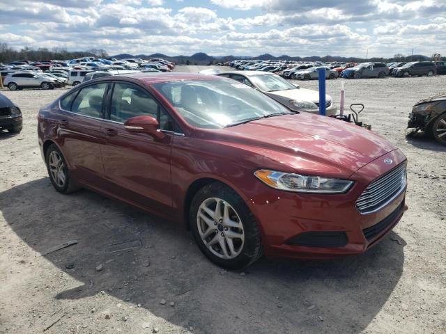 3FA6P0HD4ER198205 - 2014 FORD FUSION SE ORANGE photo 4