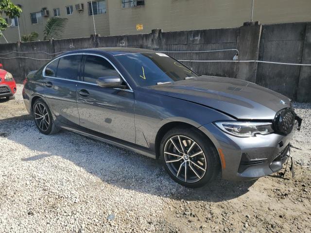 3MW5R1J03L8B38431 - 2020 BMW 330I GRAY photo 4