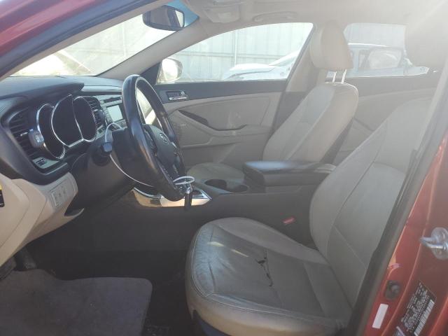 5XXGN4A70CG043789 - 2012 KIA OPTIMA EX RED photo 7