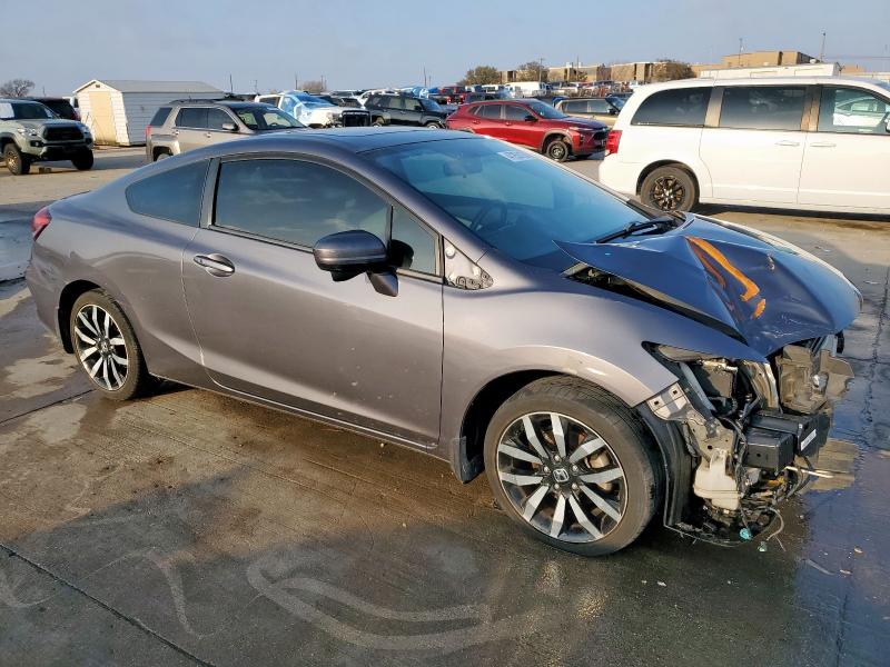 2HGFG3B04EH523403 - 2014 HONDA CIVIC EXL GRAY photo 4