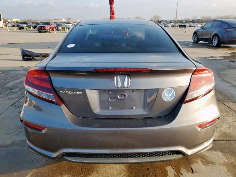 2HGFG3B04EH523403 - 2014 HONDA CIVIC EXL GRAY photo 6