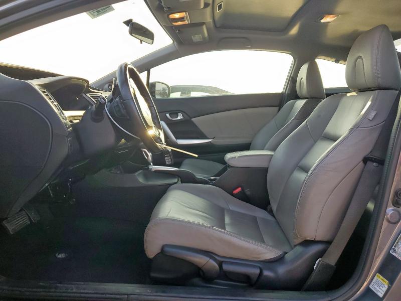 2HGFG3B04EH523403 - 2014 HONDA CIVIC EXL GRAY photo 7