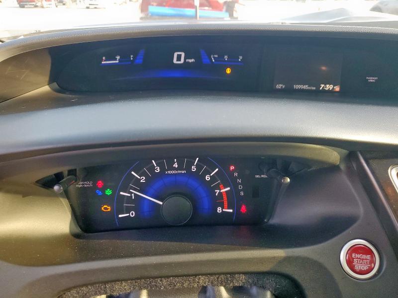 2HGFG3B04EH523403 - 2014 HONDA CIVIC EXL GRAY photo 9