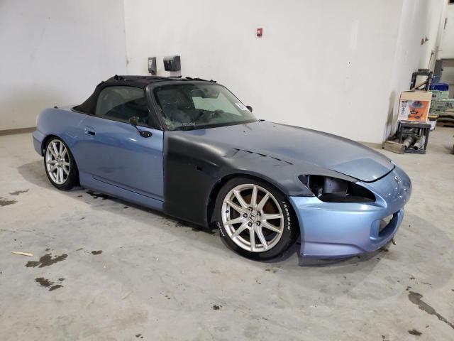 JHMAP214X4T004511 - 2004 HONDA S2000 BLUE photo 4