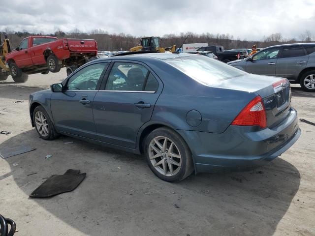 3FAHP0JA0BR216929 - 2011 FORD FUSION SEL TEAL photo 2