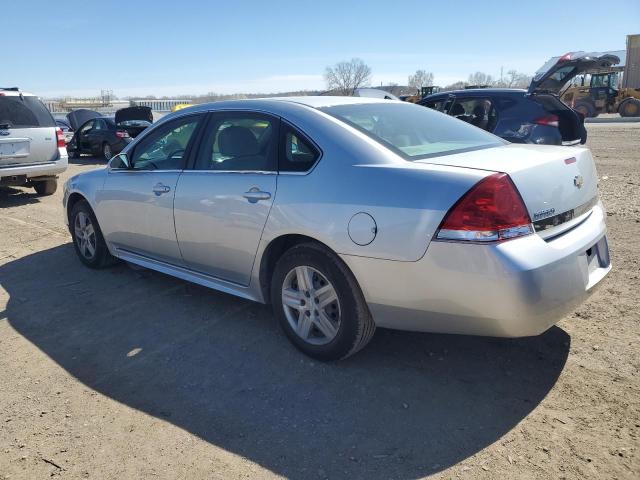 2G1WA5EK5A1160551 - 2010 CHEVROLET IMPALA LS SILVER photo 2