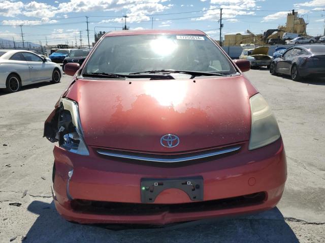 JTDKB20U273236143 - 2007 TOYOTA PRIUS RED photo 5