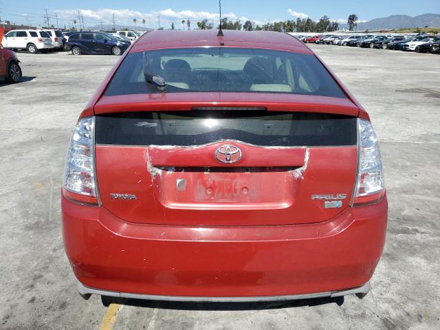 JTDKB20U273236143 - 2007 TOYOTA PRIUS RED photo 6