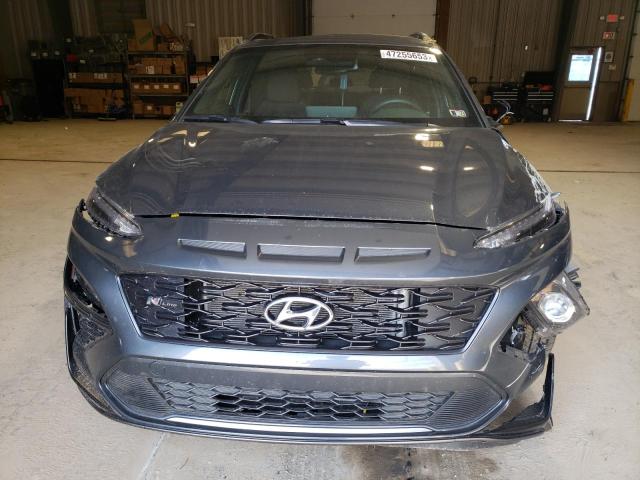 KM8K3CA31NU822294 - 2022 HYUNDAI KONA N LINE GRAY photo 5