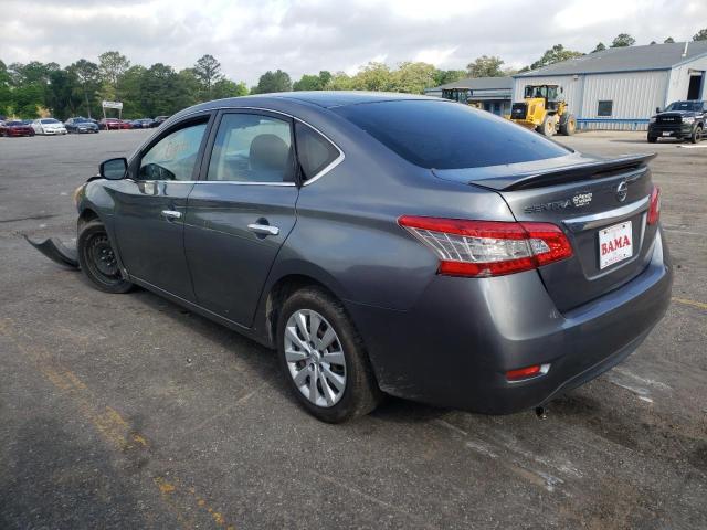 3N1AB7AP4FY219158 - 2015 NISSAN SENTRA S GRAY photo 2