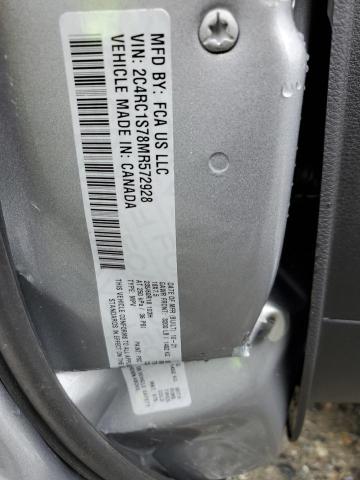 2C4RC1S78MR572928 - 2021 CHRYSLER PACIFICA HYBRID LIMITED SILVER photo 13