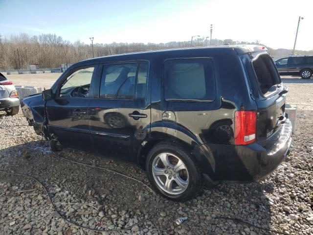 5FNYF4H5XCB065467 - 2012 HONDA PILOT EXL BLACK photo 2