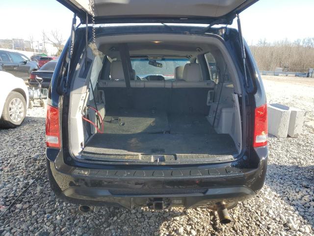 5FNYF4H5XCB065467 - 2012 HONDA PILOT EXL BLACK photo 6