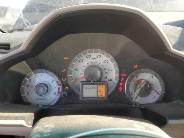 5FNYF4H5XCB065467 - 2012 HONDA PILOT EXL BLACK photo 9