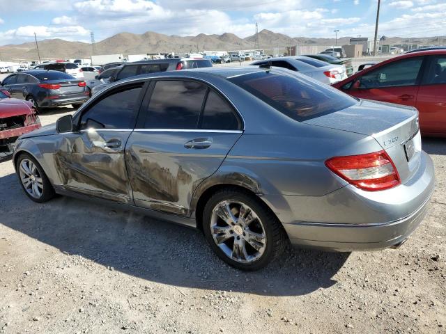 WDDGF54X28F077386 - 2008 MERCEDES-BENZ C 300 GRAY photo 2