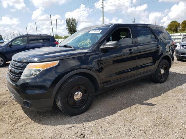 1FM5K8AR6EGB27437 - 2014 FORD EXPLORER POLICE INTERCEPTOR BLACK photo 1