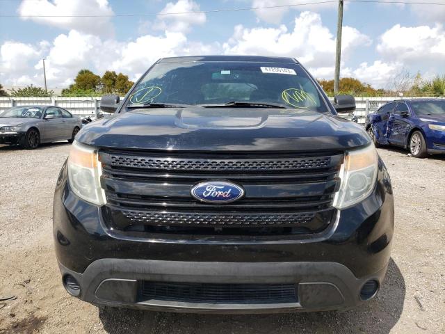 1FM5K8AR6EGB27437 - 2014 FORD EXPLORER POLICE INTERCEPTOR BLACK photo 5