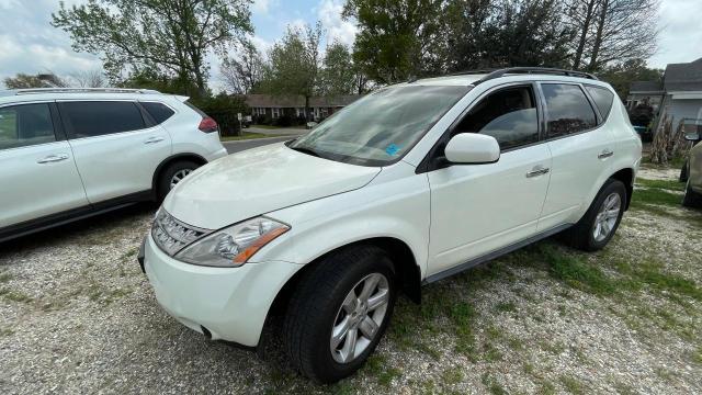 JN8AZ08T46W427037 - 2006 NISSAN MURANO SL WHITE photo 2