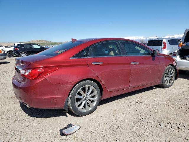 5NPEC4AB2DH549325 - 2013 HYUNDAI SONATA SE RED photo 3