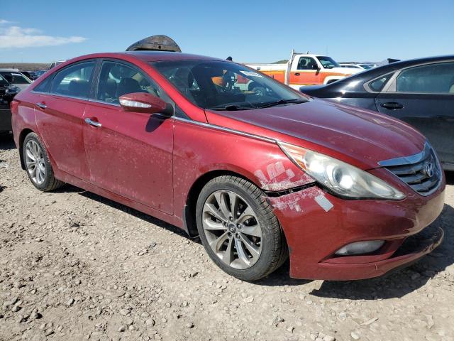 5NPEC4AB2DH549325 - 2013 HYUNDAI SONATA SE RED photo 4