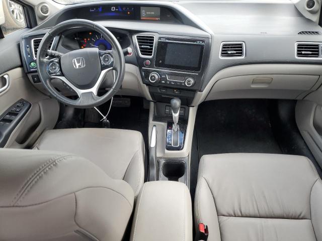 19XFB2F95EE045620 - 2014 HONDA CIVIC EXL ნაცრისფერი ფოტო 8