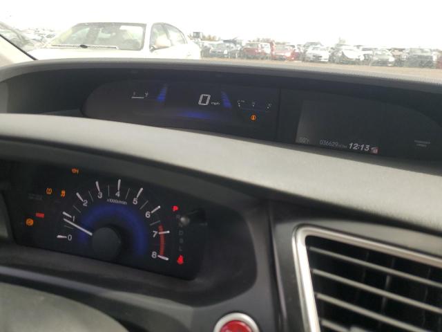 19XFB2F95EE045620 - 2014 HONDA CIVIC EXL ნაცრისფერი ფოტო 9