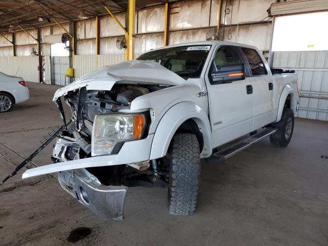 1FTFW1ET9DKF37266 - 2013 FORD F150 SUPERCREW WHITE photo 1