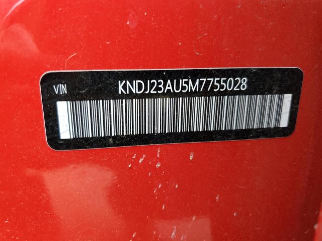 KNDJ23AU5M7755028 - 2021 KIA SOUL LX RED photo 14