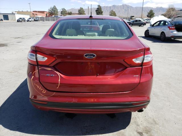 3FA6P0H70ER272763 - 2014 FORD FUSION SE RED photo 6