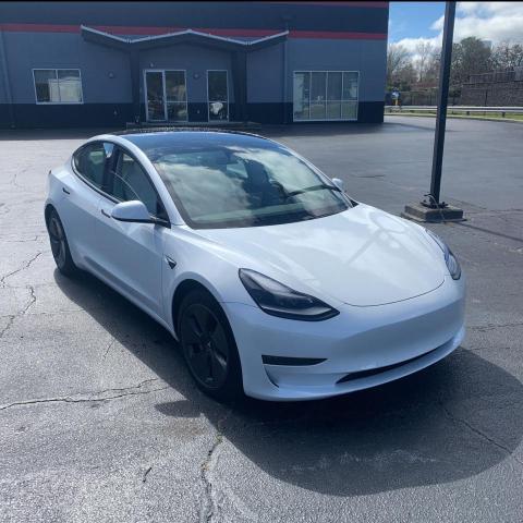 5YJ3E1EB0MF981498 - 2021 TESLA MODEL 3 Ağ foto 1