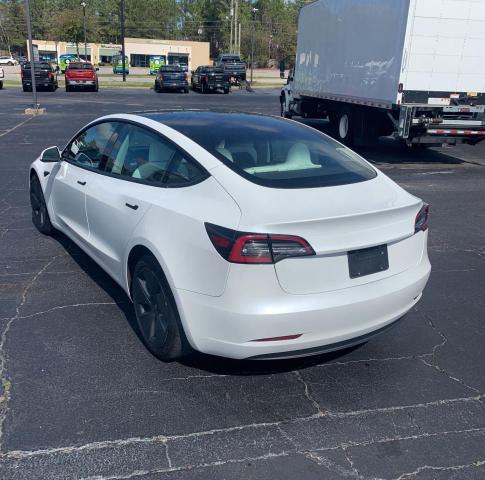 5YJ3E1EB0MF981498 - 2021 TESLA MODEL 3 Ağ foto 3