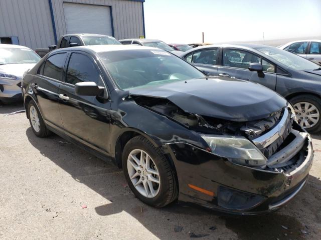 3FAHP0GA9AR108587 - 2010 FORD FUSION S BLACK photo 4