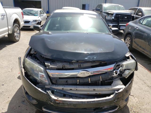 3FAHP0GA9AR108587 - 2010 FORD FUSION S BLACK photo 5