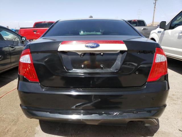 3FAHP0GA9AR108587 - 2010 FORD FUSION S BLACK photo 6