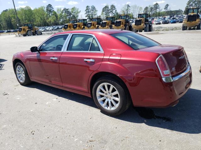 2C3CCACG3CH308285 - 2012 CHRYSLER 300 LIMITED MAROON photo 2