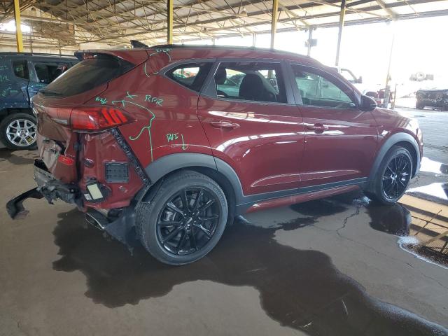 KM8J33ALXKU923891 - 2019 HYUNDAI TUCSON LIMITED BURGUNDY photo 3