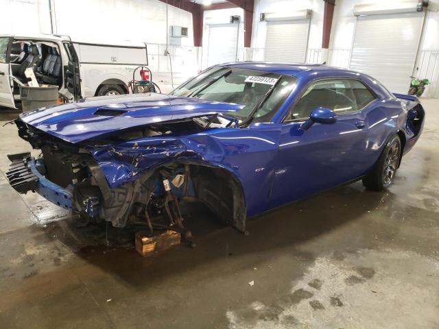 2C3CDZGG7JH256677 - 2018 DODGE CHALLENGER GT BLUE photo 1