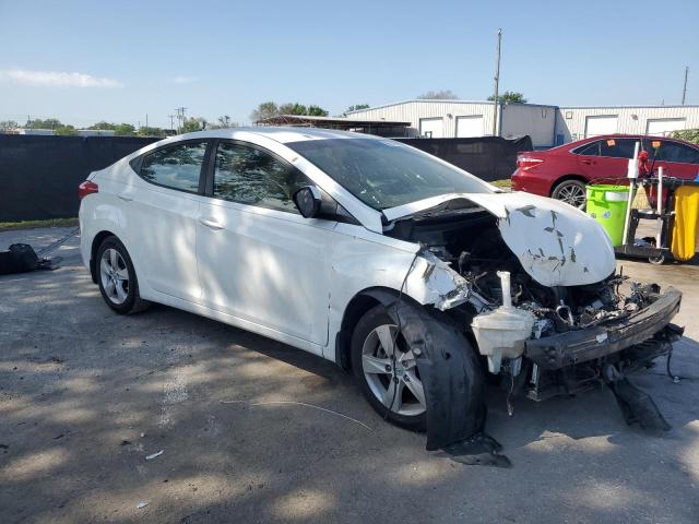 5NPDH4AE9CH097041 - 2012 HYUNDAI ELANTRA GLS WHITE photo 4