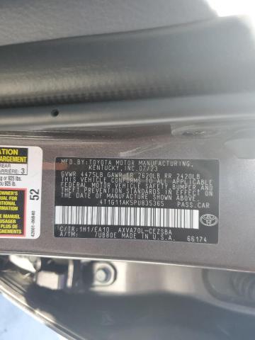 4T1G11AK5PU835365 - 2023 TOYOTA CAMRY SE NIGHT SHADE GRAY photo 13