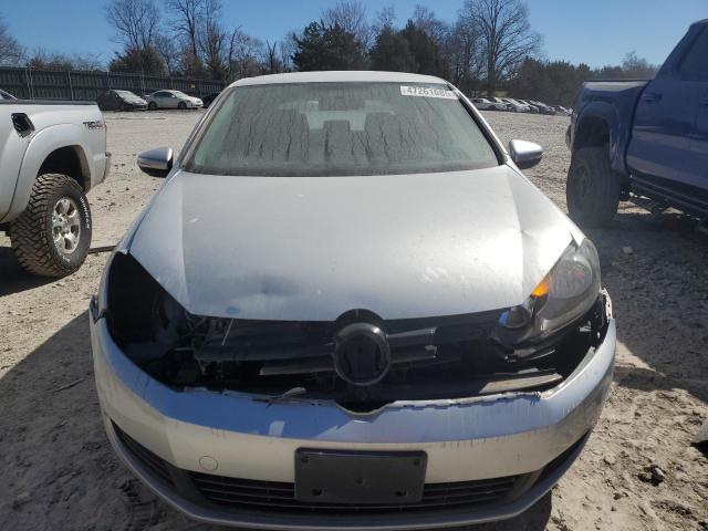 WVWAA7AJ0BW019505 - 2011 VOLKSWAGEN GOLF SILVER photo 5