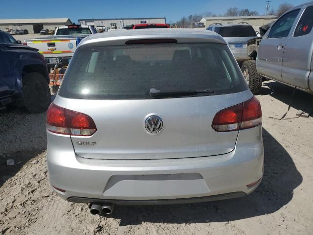 WVWAA7AJ0BW019505 - 2011 VOLKSWAGEN GOLF SILVER photo 6