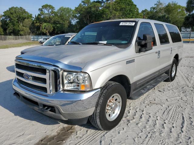 1FMNU40L82EB41492 - 2002 FORD EXCURSION XLT SILVER photo 1