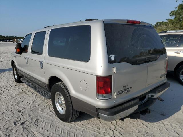 1FMNU40L82EB41492 - 2002 FORD EXCURSION XLT SILVER photo 2