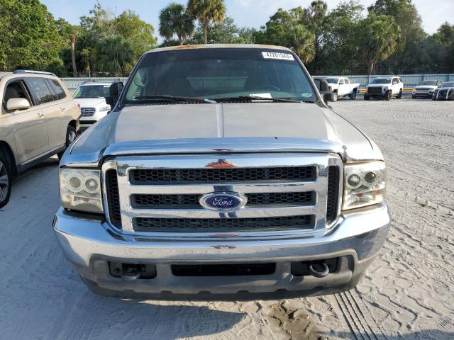 1FMNU40L82EB41492 - 2002 FORD EXCURSION XLT SILVER photo 5