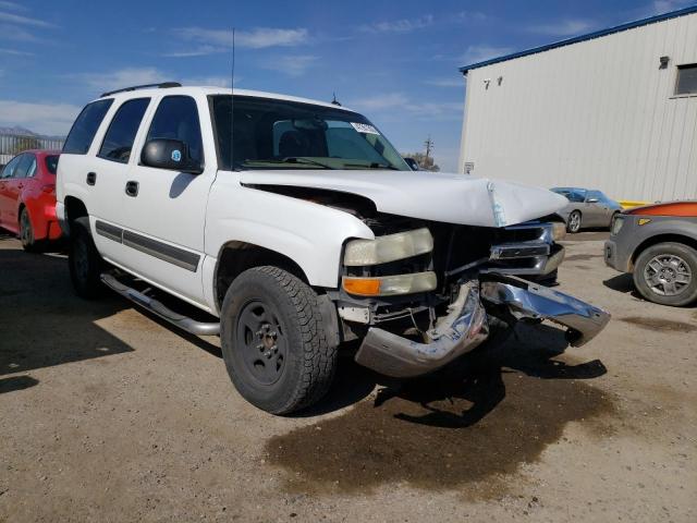 1GNEC13T85R219419 - 2005 CHEVROLET TAHOE C1500 WHITE photo 4