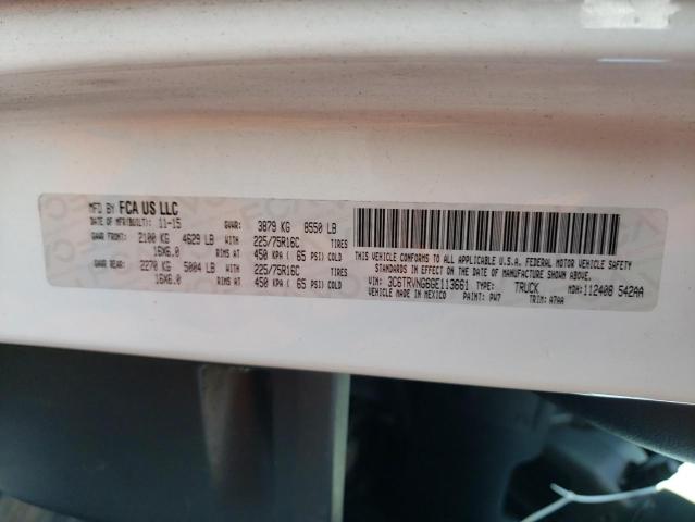 3C6TRVNG6GE113661 - 2016 RAM PROMASTER 1500 STANDARD WHITE photo 13