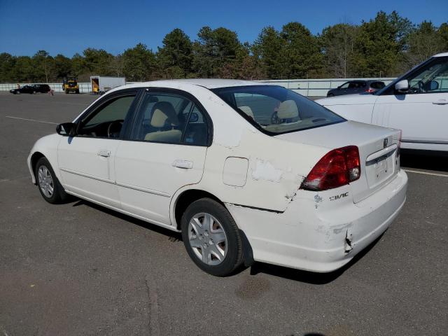 1HGES16335L012111 - 2005 HONDA CIVIC DX VP თეთრი ფოტო 2