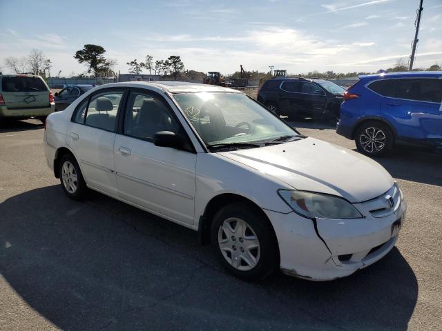 1HGES16335L012111 - 2005 HONDA CIVIC DX VP თეთრი ფოტო 4