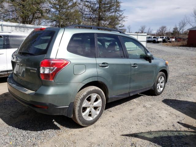 JF2SJAGC0GH538528 - 2016 SUBARU FORESTER 2.5I PREMIUM GREEN photo 3