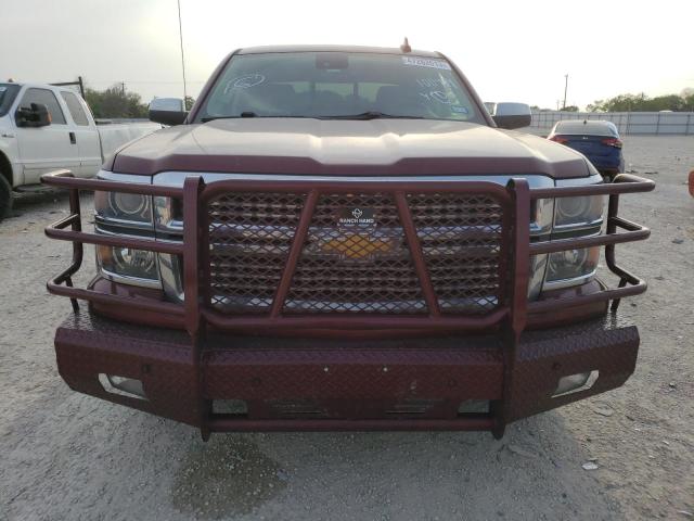 3GCUKTEC9FG432168 - 2015 CHEVROLET SILVERADO K1500 HIGH COUNTRY RED photo 5